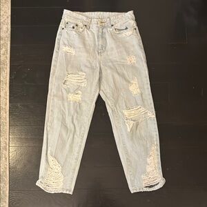 Carmar distressed Light Blue Women's Jeans